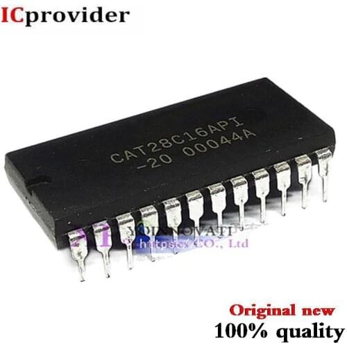 5pcs/lots CAT28C16API-20 CAT28C16API 20 28C16 DIP-24 IC