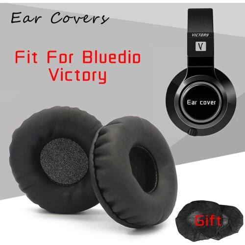 Ear Pads For Bluedio Victory V1 Headphone Earpads Replacement Headset Ear Pad PU Leather Sponge Foam