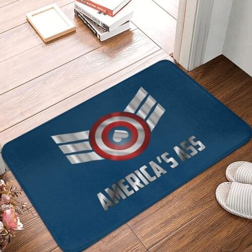 Americas Ass Doormat Carpet Mat Rug Polyester Anti-slip Floor Decor Bath Bathroom Kitchen Bedroom 40x60
