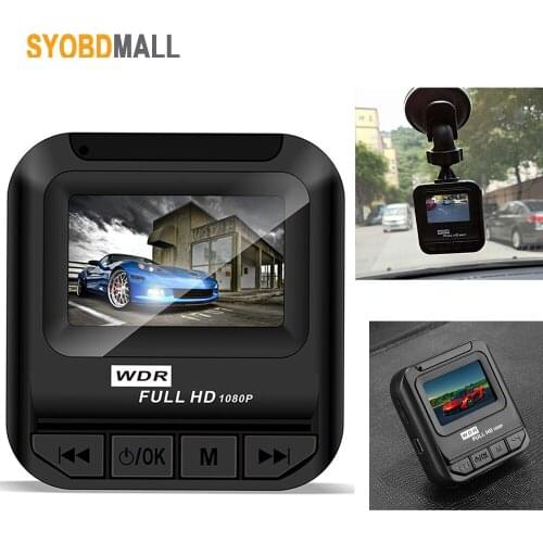 WDR Full Hd 1080P Car DVR 1.6 Inch Screen 120 Degree Motive Dection Auto Loop Recording Dashcam USB Interface Camera Recorder