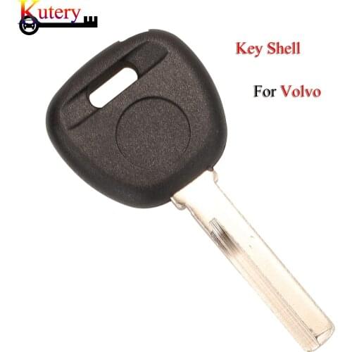 Kutery 10pcs/Lot Remote Car Key Shell For Volvo S40 V40 850 960 C70 S70 XC70 XC60 V7 With Chip Slot Right Slot Key Case Cover