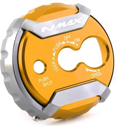 CNC Aluminum Motorbike Ignition Key Lock Cap Cover Protection Guard Protector For YAMAHA NMAX155 N-MAX 155 Motor Accessories