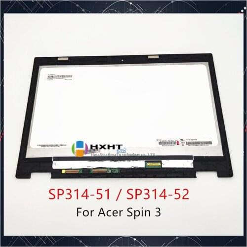 For Acer Spin 3 SP314-51 SP314-52 N17W5 LCD Screen Touch Assembly with Frame 1920x1080 FHD 14.0 inches Fully tested