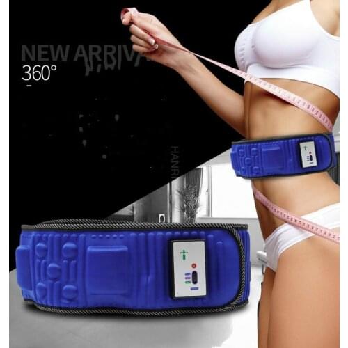 Electric Slimming Belt Lose Weight Fitness Massage X5 Times Sway Vibration Abdominal Belly Muscle Waist Trainer Stimulator