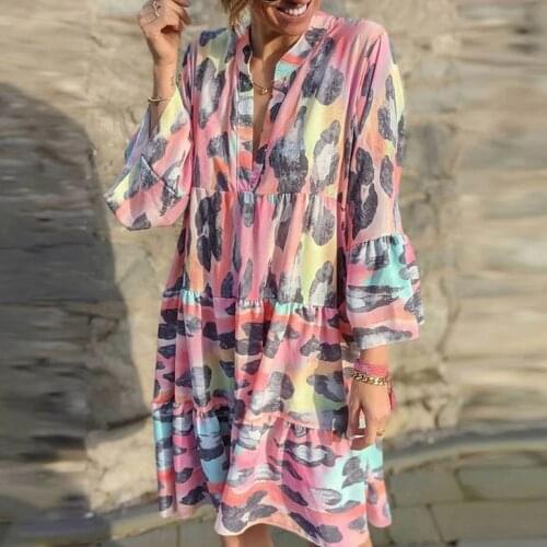 Helisopus Long Sleeve Summer Dresses