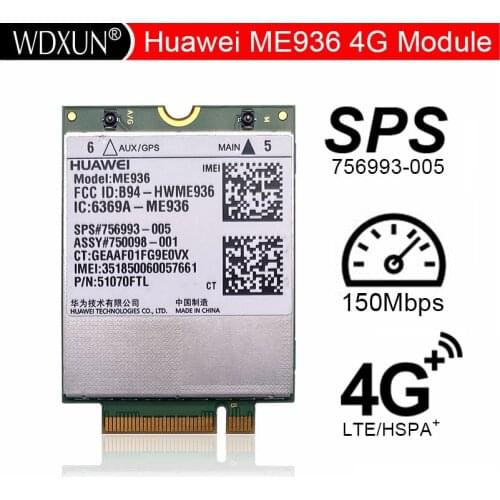 Huawei Me936 4g Lte Wcdma/hsdpa/hsupa/hspa+ Gprs/edge Ngff Modules Wireless Wifi Card Cdma Internal 3g High-speed Network Car