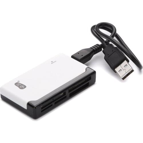 Microsd Card Reader 2.0 USB High Speed with TF SD CF MS M2 XD Card Slot C235 Support 512GB Memory Card Reader for Computer