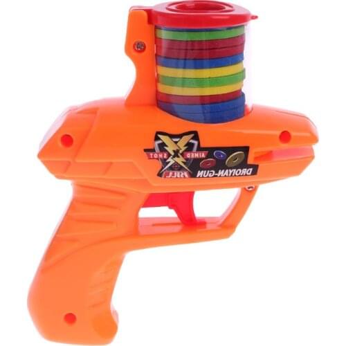 Classic Children Flying Saucer Guns 15 EVA Soft Bullets Outdoor Party Kids Toys Xmas Gifts
