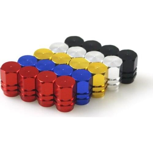 Aluminum alloy car tire valve cover tire rim valve cover dustproof and waterproof car motorcycle truck bicycle