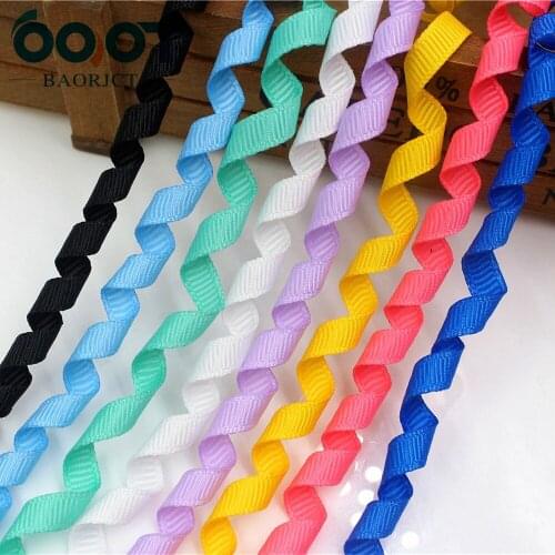 OOOT BAORJCT 6MM Solid Color Grosgrain Ribbon 10 pcs,DIY handmade clothing accessories,Jewelry & Accessories 178251