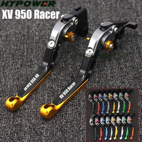 Logo(XV 950 Racer) Motorcycle Brake Clutch Levers For Yamaha XV 950 Racer XV950 Racer 2016