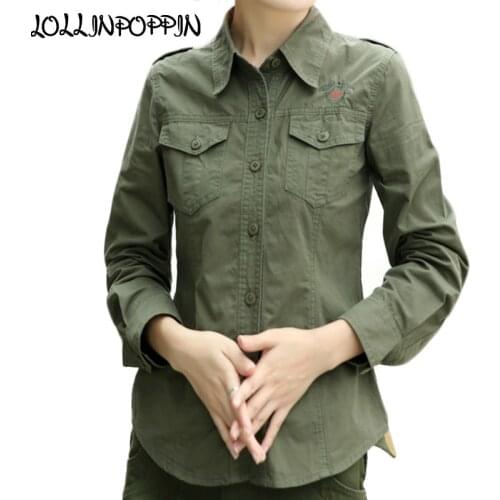 LOLLINPOPPIN Women's Shirts With Embroidery