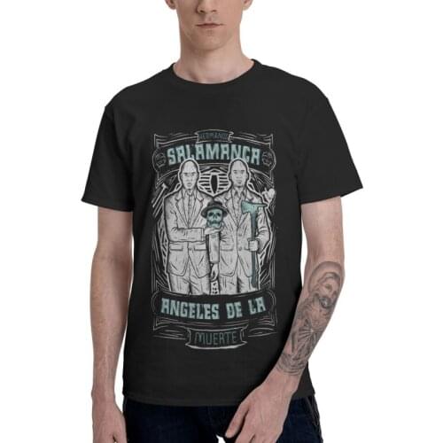 Mens TV Breaking Bad T-Shirt Funny Salamanca Twins Tshirt Short Sleeve Hip Hop T Shirt Homme Cotton Tee Merch