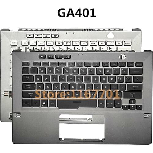 Lapto/Notebook US Backlight Keyboard Cover case for Asus ROG Zephyrus 14 GA401 GA401U GA401M Gray/Silver