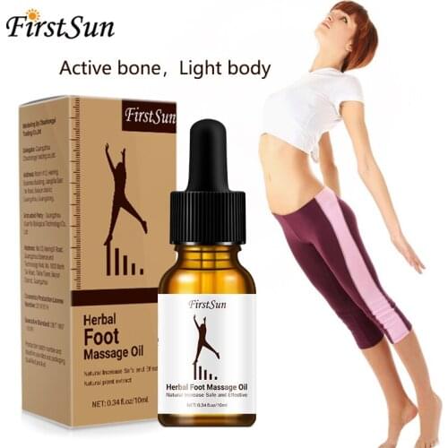 New Chinese Medicine Essence Fast Heighten Products Body Grow Taller Essential Oil Increased Height Foot Massage Bone Growth Oil