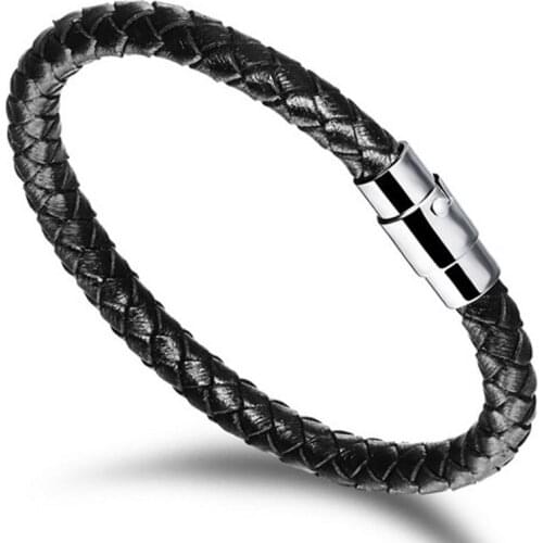 New Genuine lether Men Women wrap bracelet Best Popular Waxed leather Bracelets Wholesales