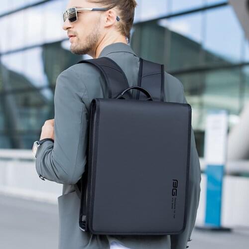 BANGE NEW Shell Design Anti-thief TSA Lock Men Backpack Waterproof 15.6 inch Laptop Bag Man Travel Bag With USB Charging