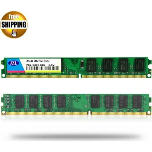 JZL Memoria PC2-6400 DDR2 800MHz / PC2 6400 DDR 2 800 MHz 2GB LC6 240PIN Desktop PC Computer DIMM Memory RAM Only For AMD CPU