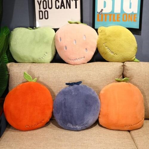 Super Soft Rabbit Fuffy 35CM New Stuffed Fruit Pillow Chair Sofa Cushion Room Decor Girls Children Gifts