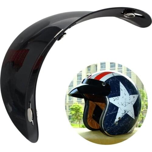 2021 New Hot Universal 3 Snap Visor Face Shield Lens For Motorcycle Helmets Open Face