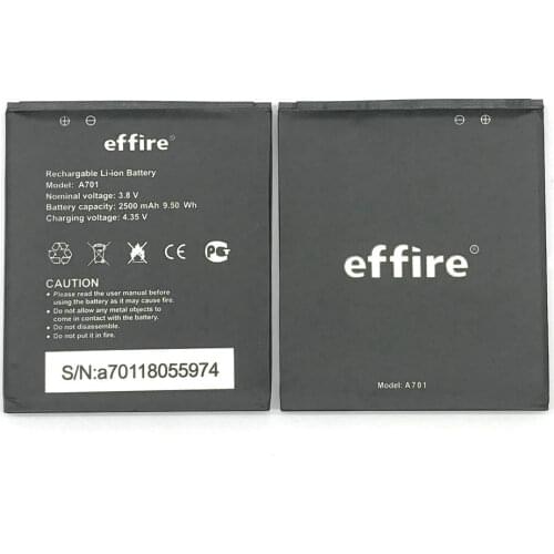 High Quality A701 2500mAh Battery For effire A7 Phone+ Tracking Code