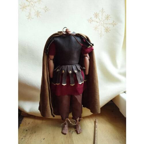 1:6 Scale Ancient soldier Roman general cloak Coat For 12" Figure Body