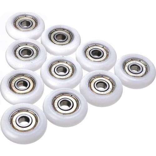 10pieces Sliding Shower Roller Wheel Plastic Door Replacement Roller Wheel Runner Diameter 23mm