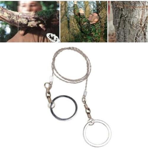 2 Pcs / Lot Outdoor Portable Emergency Chainsaws Rope Life-saving Wire Saw Wire Survival Survival Saw Wire Blade D8W7