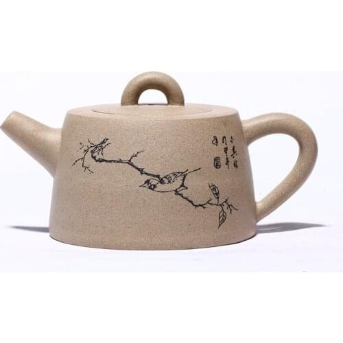 Yixing Purple Clay Pot Original Mine Qing Section Mudjinglan Kung Fu Tea Set Teapot Household Teapot Chinese Teapot