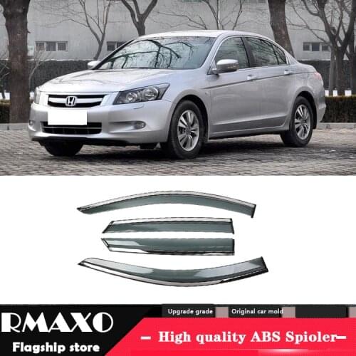 For Honda Accord 2008-2013 Plastic Window Visor Vent Shades Sun Rain Deflector Guard For Honda Civic 4PCS/SET