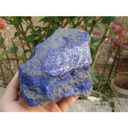 1490G old material Natural Untreated Lapis Lazuli Gemstone Mineral Rough from Afghanistan PT1032 108mm X160mm