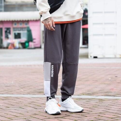 2020 New Joggers Pants Loose Men Casual Hip Hop Cargo Harem Sweatpants Mens Fashion Streetwear Printing Trouser Elastic Waist