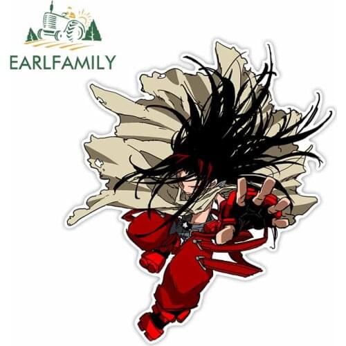 EARLFAMILY 13cm X 11.4cm for Shaman King Ghidorah Car Stickers Scratch-Proof Refrigerator Bumper Decal Motorcycle Decoration