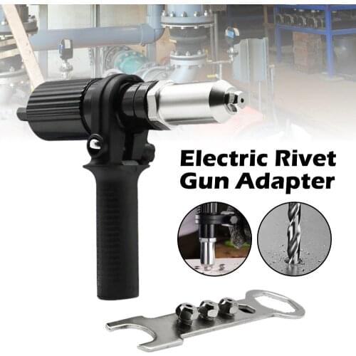 Electric Rivet Nut Gun Drill Riveting Tool Cordless Riveting Drill Adaptor Insert Nut 2.4mm-4.8mm Power Tool Accessorie