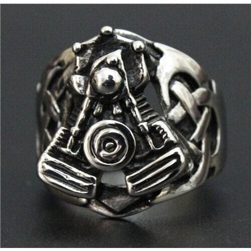 Personal Design Cool Fashion Biker Engine Ring For Mens Ring 316L Stainless Steel High Quality Fashion Biker Ring