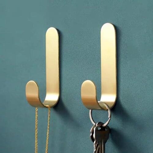 Brass Wall Hanger Hanging rod Hooks For Hanging Clothes Hat Scarf Key Wall Decoration