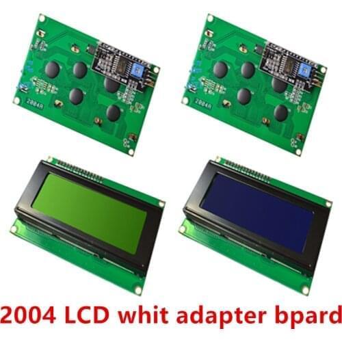 10PCS LCD2004+I2C 2004 20x4 2004A Blue/Green screen HD44780 Character LCD /w IIC/I2C Serial Interface Adapter Module for arduino