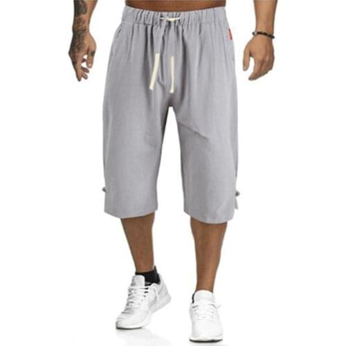 2020 Spring and Autumn Mens Sports Pants Running Fitness Training Fashion Cropped Pants Sweatpants for Men Mens Sports Pants