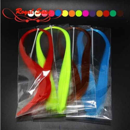 3packs set durable minnow Fiber saltwater herl Bait fly Tying Materials Synthetic Smooth hair Fiber for pike&bass streamer flies