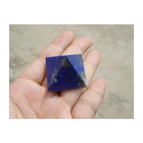 NATURAL Lapis Lazuli quartz crystal Pyramid healing