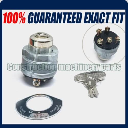 Ignition Switch with 2key 66706-55120 For Kubota Engine D600 D850 D950 D905 D1005 D1105 V1305 V1505