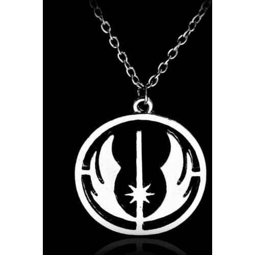 Dongsheng Star Wars Rebel Series Pendant Necklace Star Wars Jedi Knight bb8 Necklace For Men and Womens Accessories