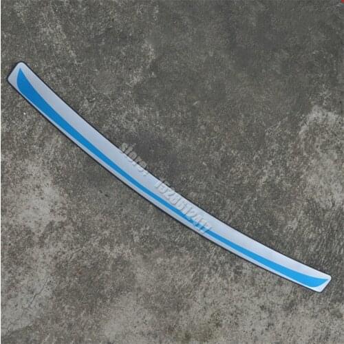 Car Styling 304 steel rear bumper protection window sill outside trunks decorative plate pedal for 2011-2015 Volkswagen Touran