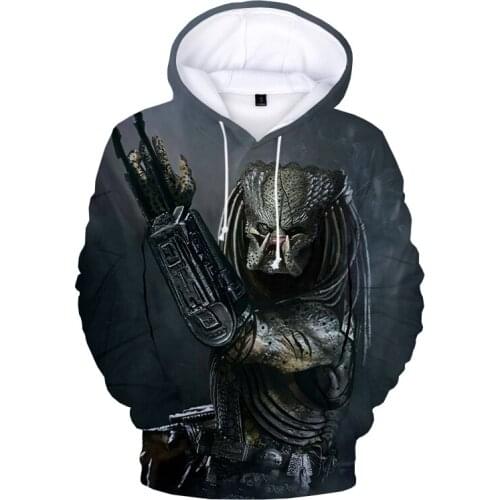 2021 Hoodie The Predator Hoodie Sweatshirts Men Women Fashion Casual Oversized Pullover Unisex Long Sleeve Horror M Kids Clothes