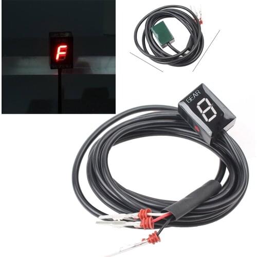 Universal Motorcycle Speed Gear Indicator Display Shift Lever Sensor For Honda CBR600RR NC700 NC750 S/X VT750C/S VT1300 VTX1800