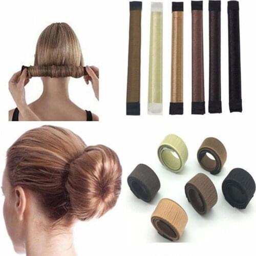 Magic Hair Styling Braider Synthetic Wig Hair Donut Girls Women French Twist DIY Hairbands Bun Maker Hair Accessories