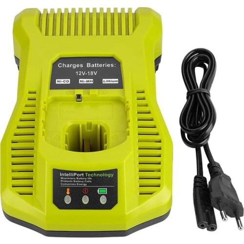 P117 Charger for 3A 12V 14.4V 18V NI-CD NI-MH Li-ion Battery for Ryobi P102 P107 P108 BPL1820 P102 with USB 5V input 110-240V