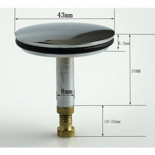 1pc Brass Bathtub Shower Room Bounce Plug Bouncing Core Basin Bouncing -up Floor Drain Fittings