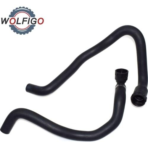 WOLFIGO 2 Pcs Heater Core Coolant Radiator Pipe Hose For VW Passat 1998-2005 Audi A4 1997-2001 Skoda Superb 2001-2008 8D0819371H