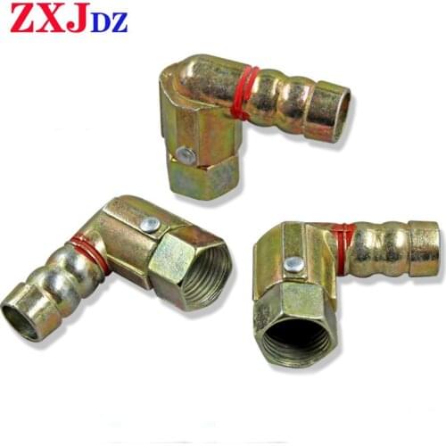 2 pcs LPG cooker air inlet fitting universal joint elbow joint